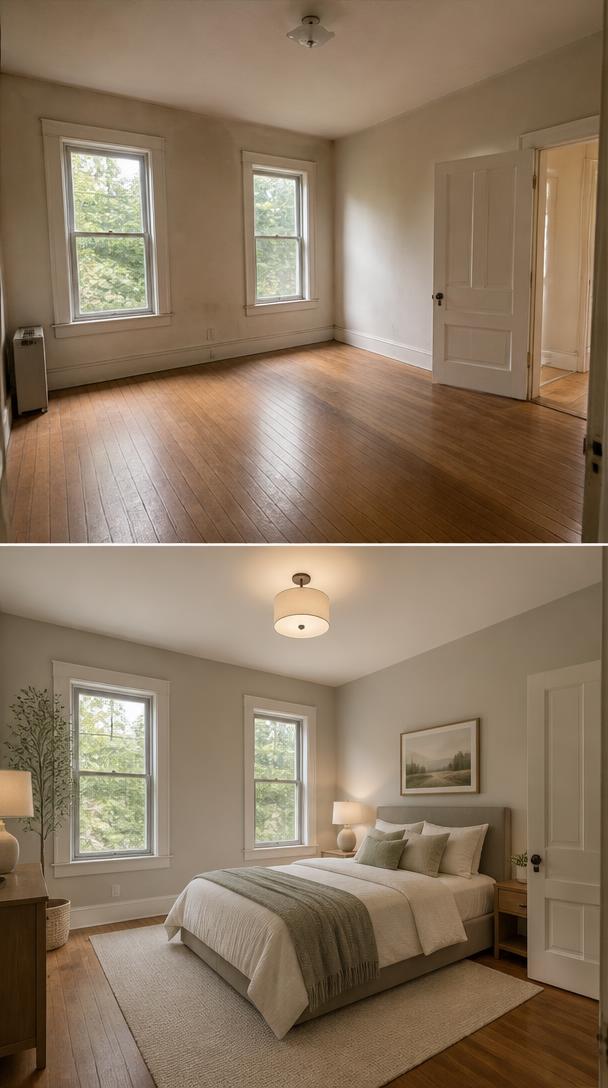 Before / after video example